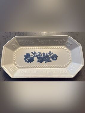 Vintage Pfaltzgraff Yorktowne Stoneware Bread Tray Platter